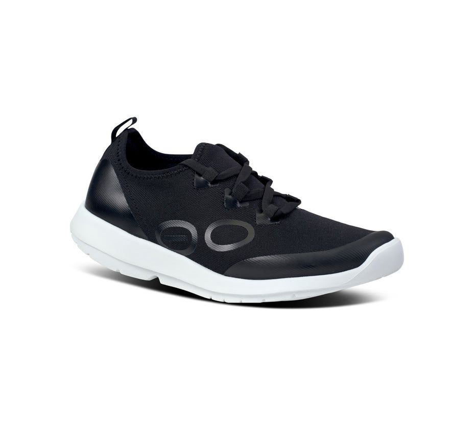 Oofos Women's Oomg Sport Ls Low - Sneakers White / Black ( PICWE-9145 )